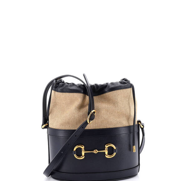 Gucci Horsebit Bucket Crossbody Bag #229471G12B - Picture 1 of 6